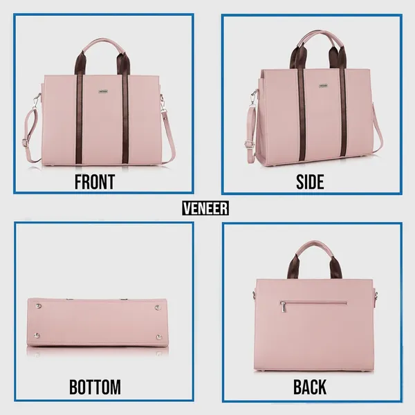 Pink_Vegan_Leather_Classy_Mac_Book|_13_Inch_Laptop_Unique_Design_Crossbody_Tote_Bag_For_Women