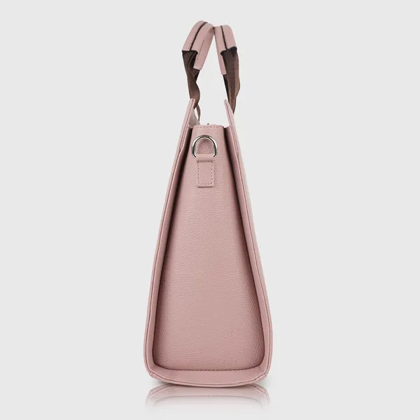 Pink_Vegan_Leather_Classy_Mac_Book|_13_Inch_Laptop_Unique_Design_Crossbody_Tote_Bag_For_Women