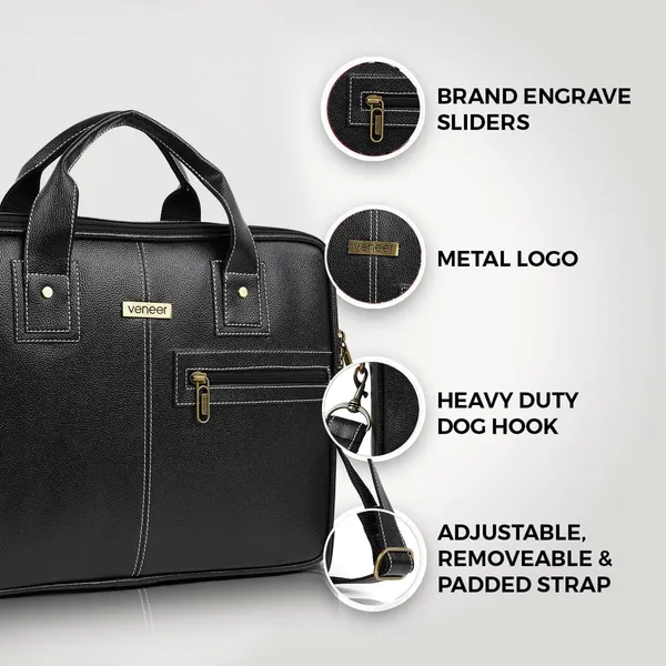 Black_Synthetic_Vegan_Leather_Laptop_Bag_Briefcase_16.5_Inch_Business_Travel/Daytrip/Office_Messenger_Crossbody_Shoulder_Bags_For_Men