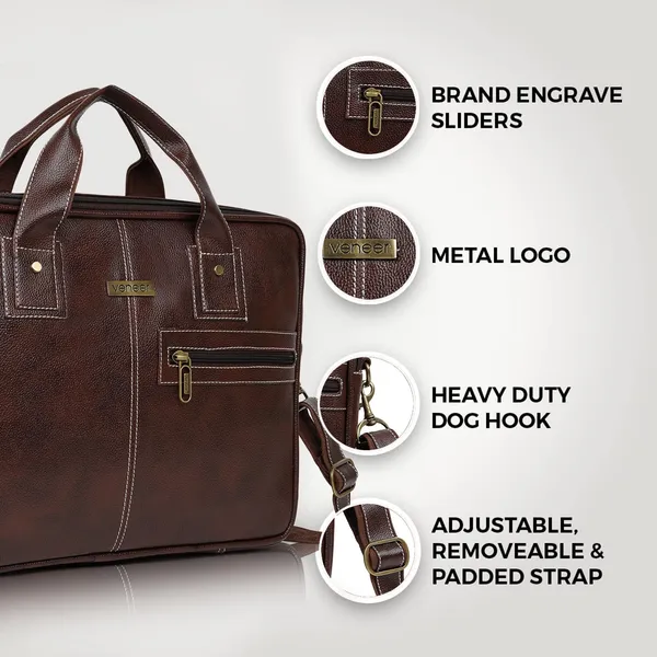 Brown_Synthetic_Vegan_Leather_Laptop_Bag_Briefcase_16.5_Inch_Business_Travel/Daytrip/Office_Messenger_Crossbody_Shoulder_Bags_For_Men