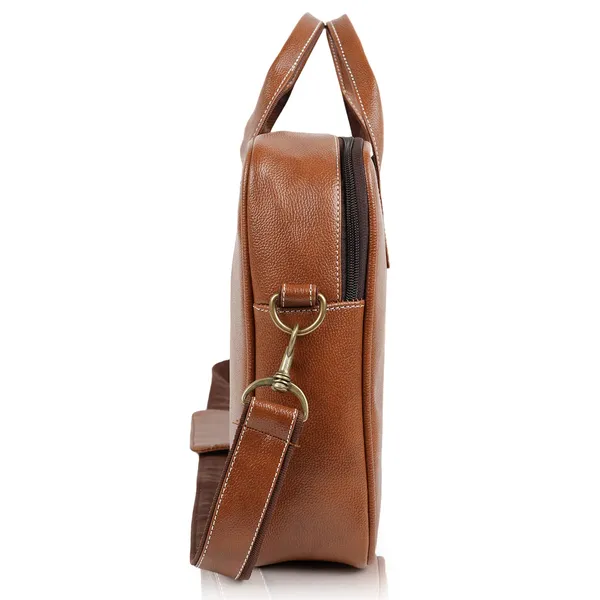 Tan_Synthetic_Vegan_Leather_Laptop_Briefcase_Bag_For_Men_|_16.5_Inch