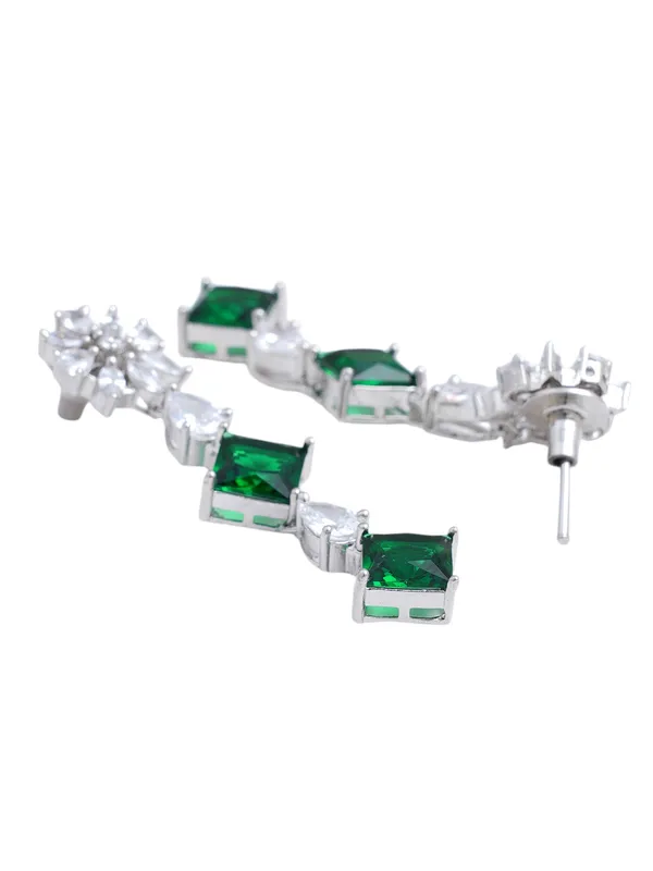 Green_Brass_Silver_Plated_Handcrafted_Water_Resistance_CZ_Stone__Necklace__Set_For_Women