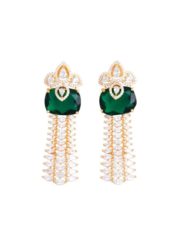 Green_Brass__Gold_Plated_Handcrafted_Water_Resistance_CZ_Stone__Earring_Set_For_Women