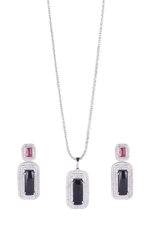 Black_Pota_Brass_Silver_Plated_Handcrafted_Water_Resistance_CZ_Stone__Earring_Pendent_Ring_Set_For_Women