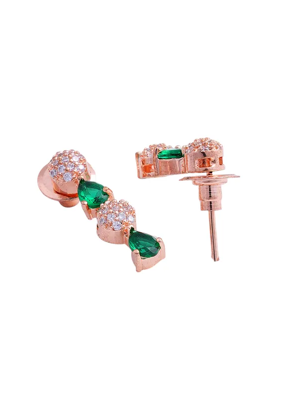 Green_Brass_Rose_Gold__Handcrafted_Water_Resistance_CZ_Stone__Necklace__Set_For_Women