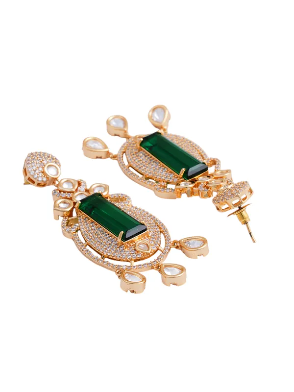 Green_Brass_Kundan_Rose_Gold__Handcrafted_Water_Resistance_CZ_Stone__Necklace_For_Women