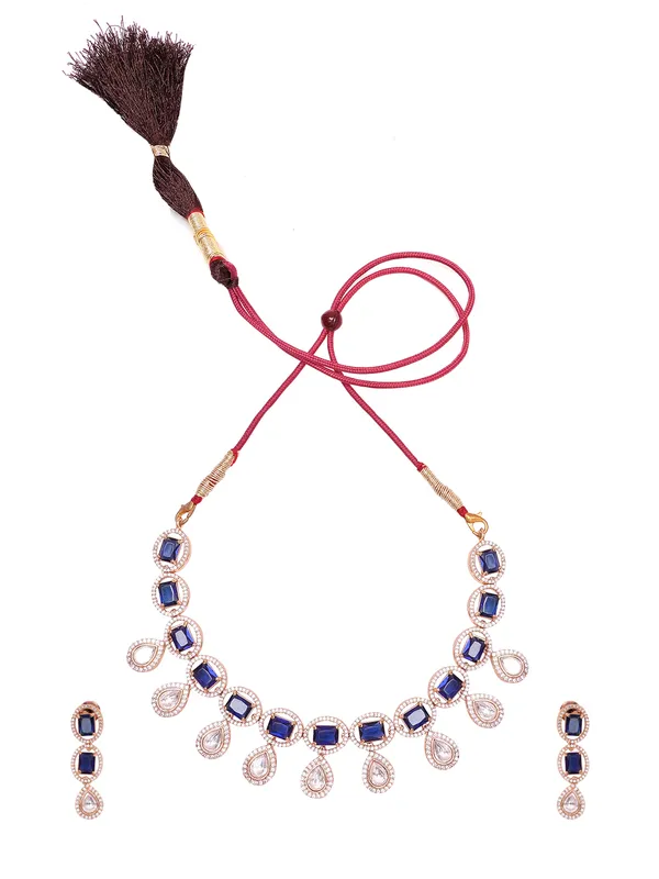 Red_Brass_Kundan_Rose_Gold__Handcrafted_Water_Resistance_CZ_Stone__Necklace_For_Women