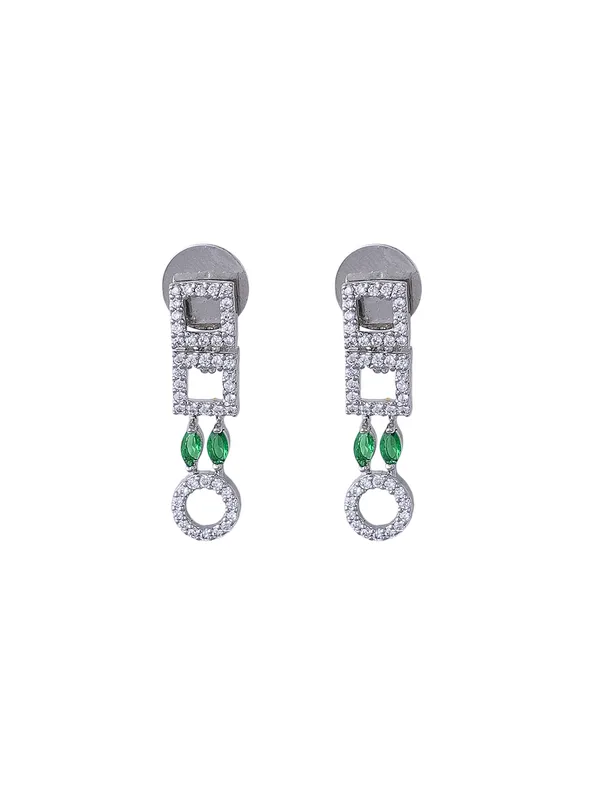 Green_Brass_Silver_Plated_Handcrafted_Water_Resistance_CZ_Stone__Necklace__Set_For_Women