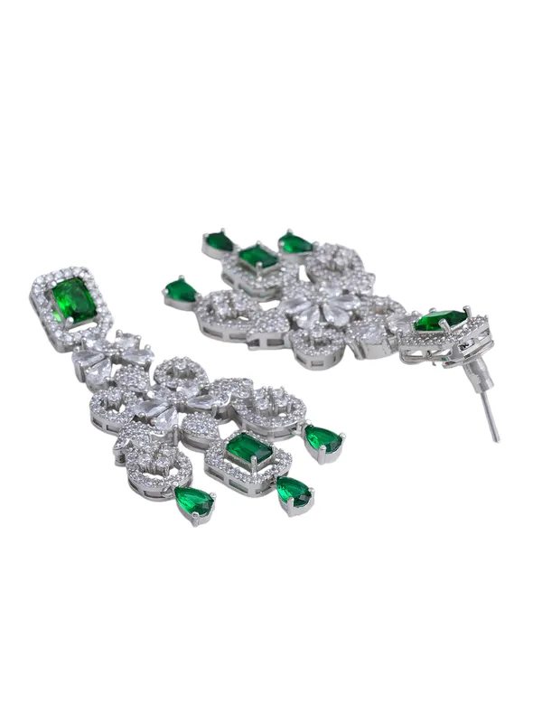Green_Brass_Silver_Plated_Handcrafted_Water_Resistance_CZ_Stone__Necklace__Set_For_Women