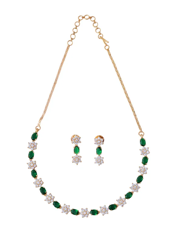 Green_Brass_Gold_Plated_Handcrafted_Water_Resistance_CZ_Stone__Necklace__Set_For_Women