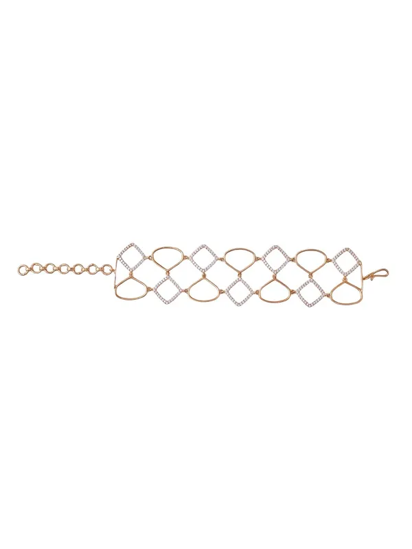 KAYRAH_Brass_Material_Gold_Plated_CZ_Stone_Studed-Bracelet_for_Women_|_Modern_Look_for_every_Girl,Women_|_Gifting_Accessories_(Design_12)