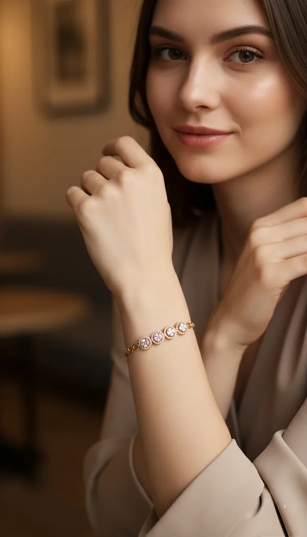 KAYRAH_White_Brass_Material_Gold_Plated_Zicron_Stone_Studed-Bracelet_for_Women_|_Modern_Look_for_every_Girl,Women_|_Gifting_Accessories