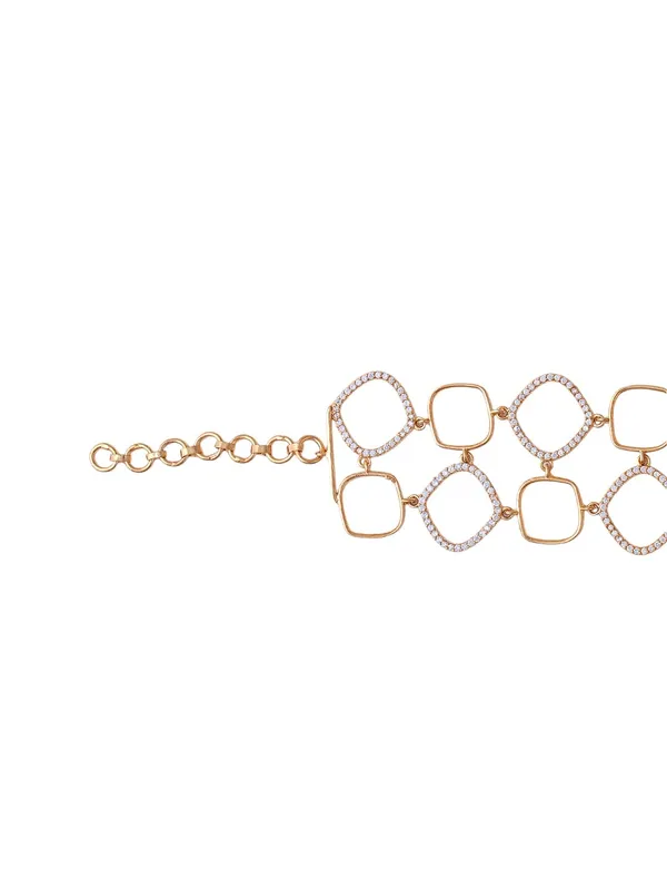 KAYRAH_Brass_Material_Gold_Plated_CZ_Stone_Studed-Bracelet_for_Women_|_Modern_Look_for_every_Girl,Women_|_Gifting_Accessories_(Design_1)
