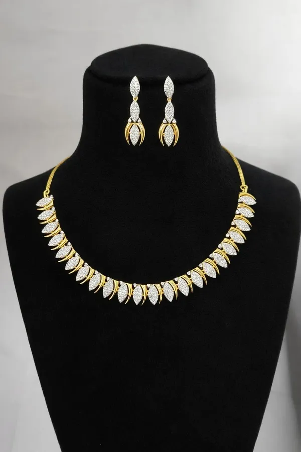 KAYRAH_Gold-Tone_Crystal_Embellished_Marquise_Necklace_Set_with_Matching_Drop_Earrings