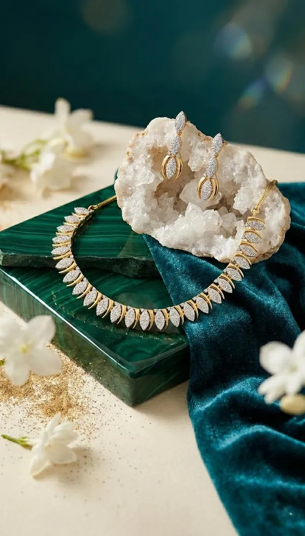 KAYRAH_Gold-Tone_Crystal_Embellished_Marquise_Necklace_Set_with_Matching_Drop_Earrings