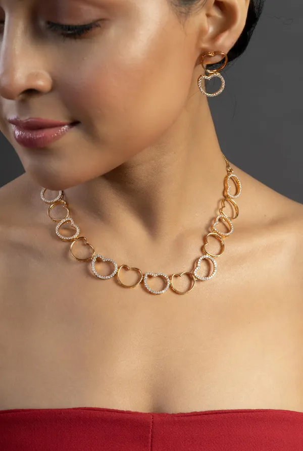 KAYRAH_Women_White_Brass_Material_Crafted_Zircon_Stone_Studed_Necklace_with_Earrings_|_Modern,_Esthetic_Jewellery_for_Women_and_Girls|_Gifting_Accessories