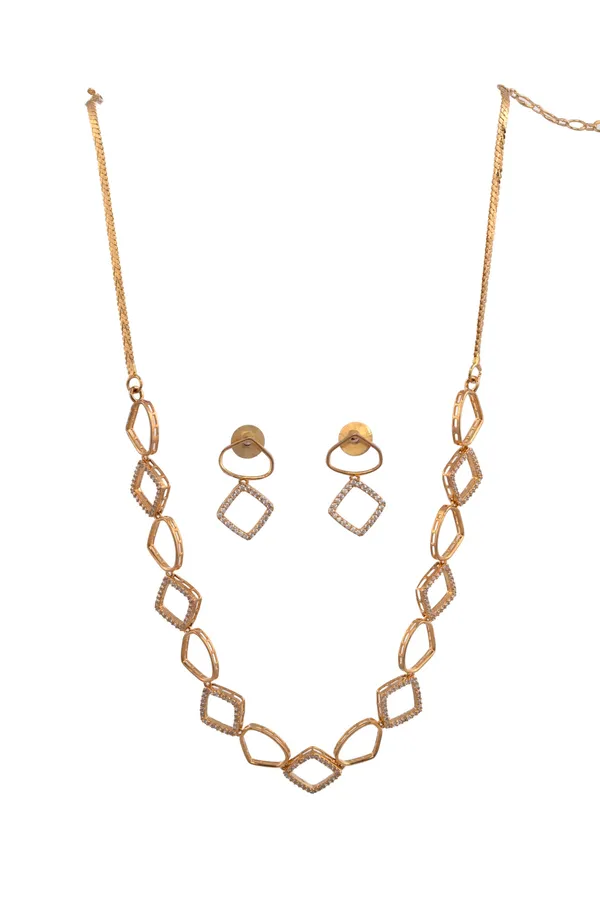 KAYRAH_Women_White_Brass_Material_Crafted_Zircon_Stone_Studed_Necklace_with_Earrings_|_Modern,_Esthetic_Jewellery_for_Women_and_Girls|_Gifting_Accessories