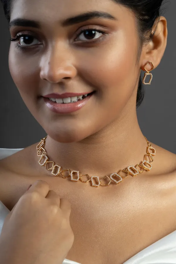 KAYRAH_Women_White_Brass_Material_Crafted_Zircon_Stone_Studed_Necklace_with_Earrings_|_Modern,_Esthetic_Jewellery_for_Women_and_Girls|_Gifting_Accessories