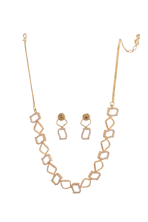 KAYRAH_Women_White_Brass_Material_Crafted_Zircon_Stone_Studed_Necklace_with_Earrings_|_Modern,_Esthetic_Jewellery_for_Women_and_Girls|_Gifting_Accessories