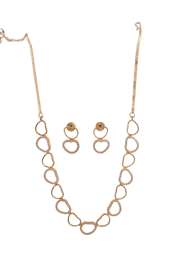 KAYRAH_Women_White_Brass_Material_Crafted_Zircon_Stone_Studed_Necklace_with_Earrings_|_Modern,_Esthetic_Jewellery_for_Women_and_Girls|_Gifting_Accessories