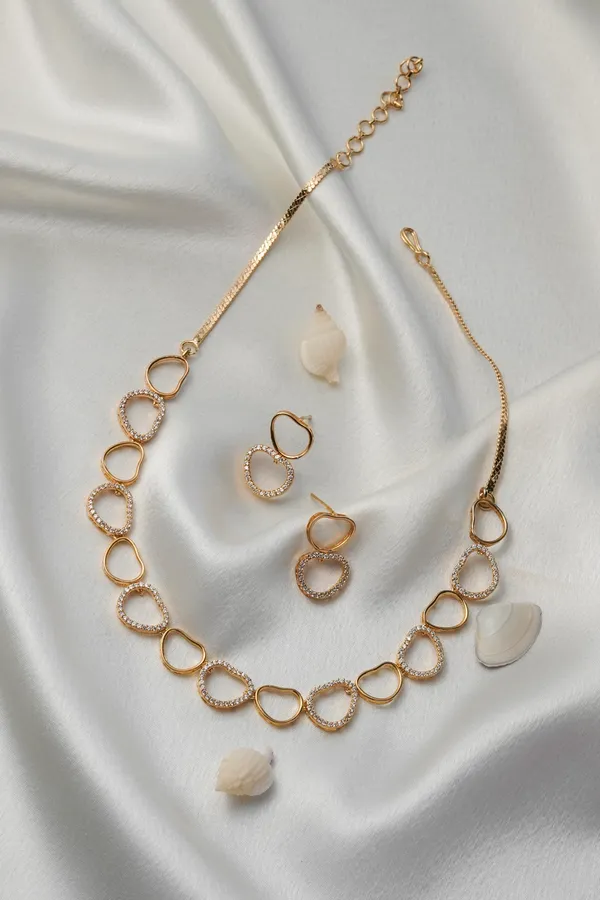 KAYRAH_Women_White_Brass_Material_Crafted_Zircon_Stone_Studed_Necklace_with_Earrings_|_Modern,_Esthetic_Jewellery_for_Women_and_Girls|_Gifting_Accessories