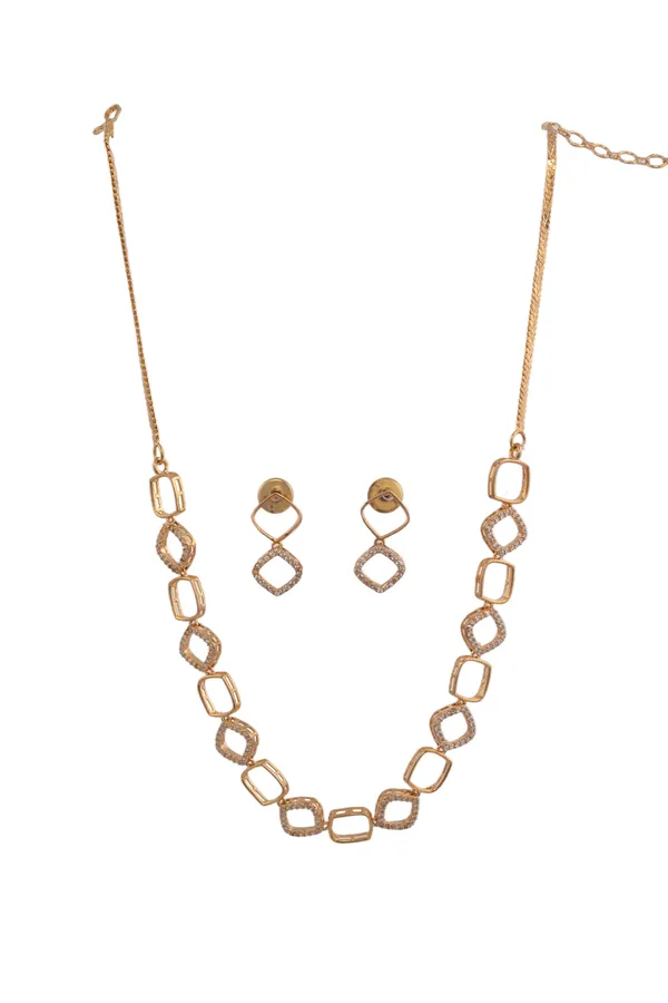 KAYRAH_Women_White_Brass_Material_Crafted_Zircon_Stone_Studed_Necklace_with_Earrings_|_Modern,_Esthetic_Jewellery_for_Women_and_Girls|_Gifting_Accessories