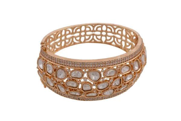 KAYRAH_White_Brass_Material_Gold_Plated_Kundan_Stone_Studed-Bracelet_for_Women_|_Modern_Look_for_every_Girl,_Women_|_Gifting_Accessories