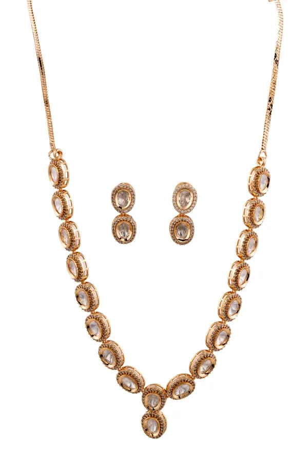 KAYRAH_Women_White_Brass_Material_Crafted_Kundan_Stone_Studed_Necklace_with_Earrings_|_Modern,_Esthetic_Jewellery_for_Women_and_Girls|_Gifting_Accessories