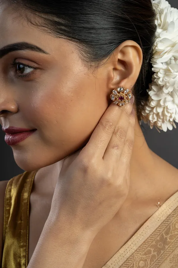 Kayrah_Red_Women_Brass_Material_Handcrafted_kundan_Stone_Studed_Push-Back_Closer_Earrings|_for_Women_and_Girls,_Gift_for_Every_Woman