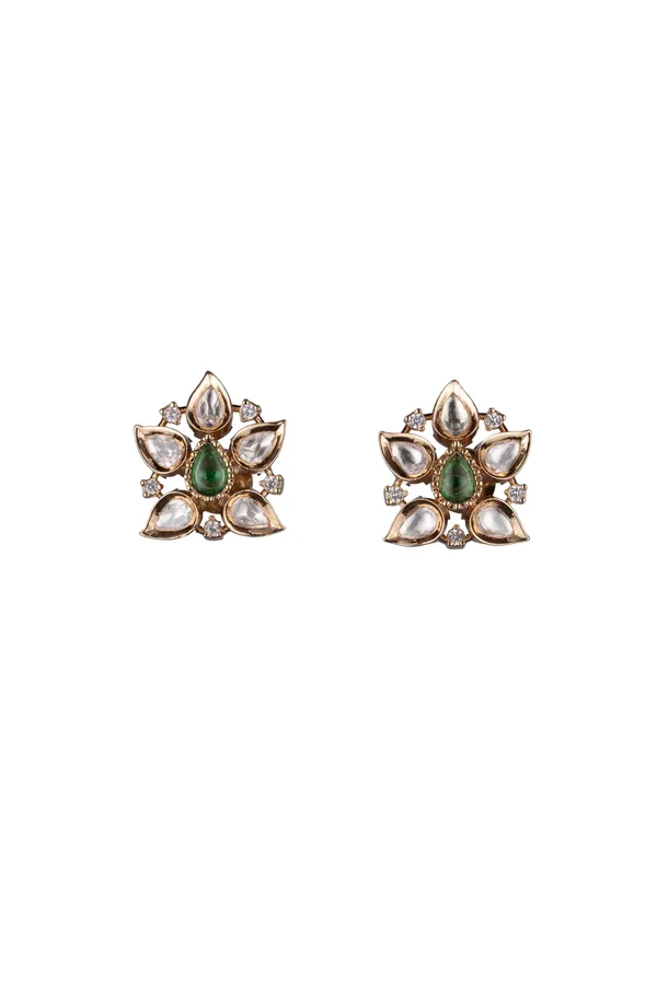Kayrah_Women_Green_Brass_Material_Handcrafted_kundan_Stone_Studed_Push-Back_Closer_Earrings|_for_Women_and_Girls,_Gift_for_Every_Women