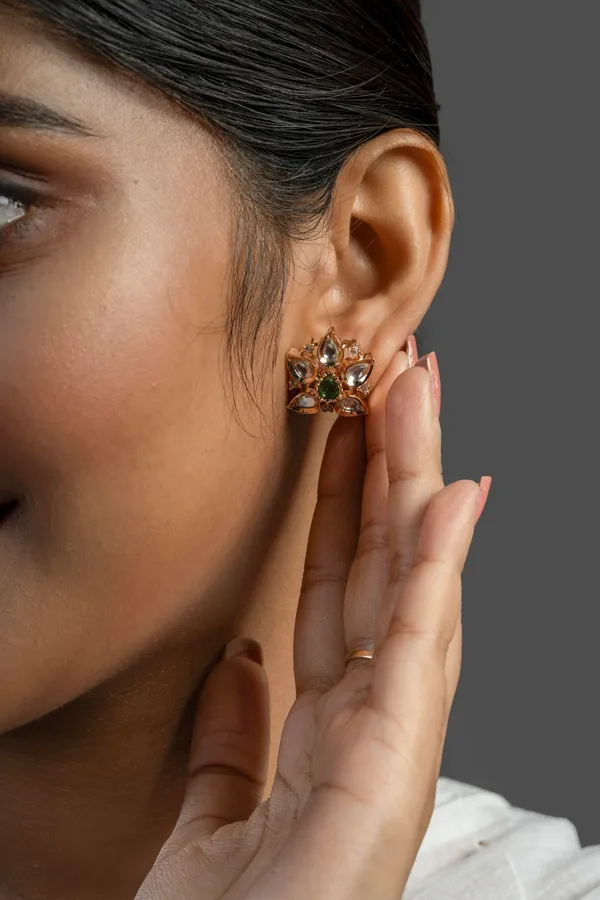 Kayrah_Women_Green_Brass_Material_Handcrafted_kundan_Stone_Studed_Push-Back_Closer_Earrings|_for_Women_and_Girls,_Gift_for_Every_Women