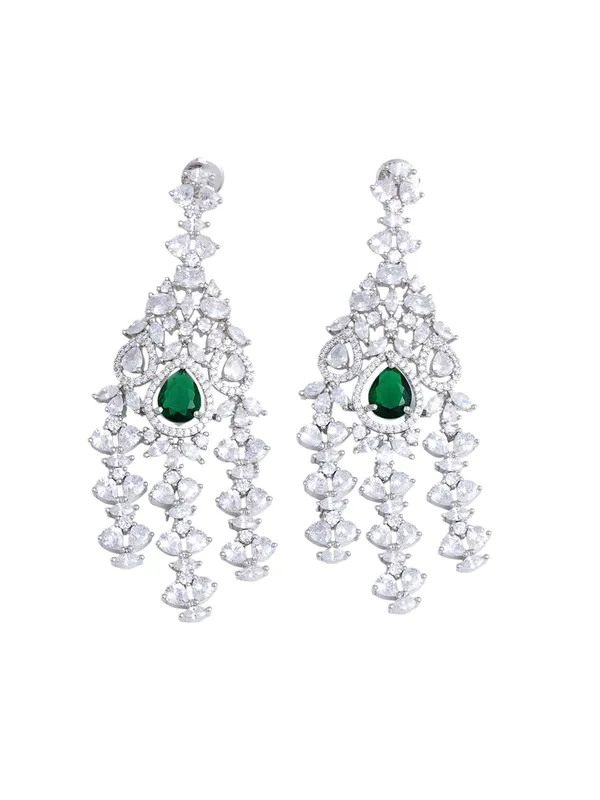KAYRAH_Women_Green_Brass_Material_Crafted_CZ_Stone_Studed_Necklace_with_Earrings_|_Jewellery_Set_for_Women,_Girls_(Design_1)