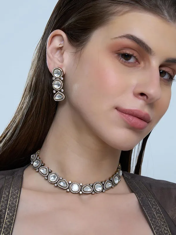 KAYRAH_Women_Brass_Material_Crafted_CZ_Stone_Studed_Necklace_with_Earrings_|_Modern,_Esthetic_Jewellery_for_Women|_Gifting_Accessories_(Design_11)