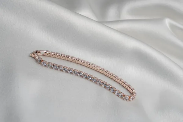 KAYRAH_White_Brass_Material_Gold_Plated_Crystal_Stone_Studed-Bracelet_for_Women_|_Modern_Look_for_every_Girl,Women_|_Gifting_Accessories