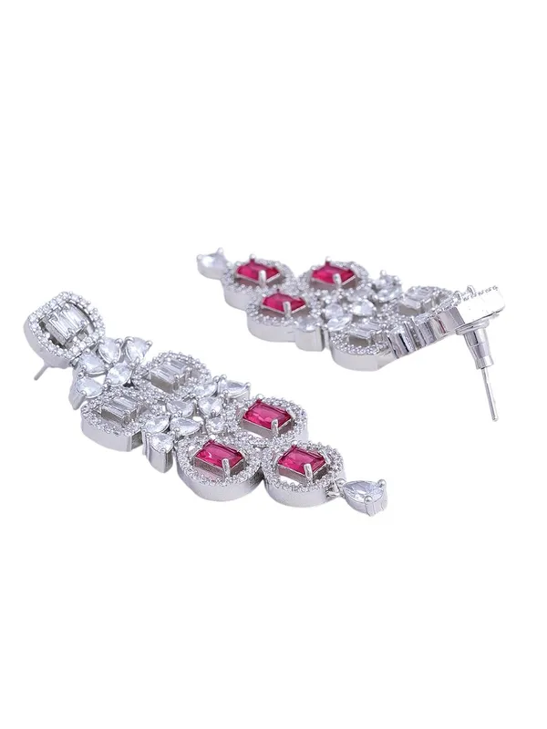 KAYRAH_Women_Pink_Brass_Material_Crafted_CZ_Stone_Studed_Necklace_with_Earrings_|_Jewellery_Set_for_Women,_Girls_(Design_4)