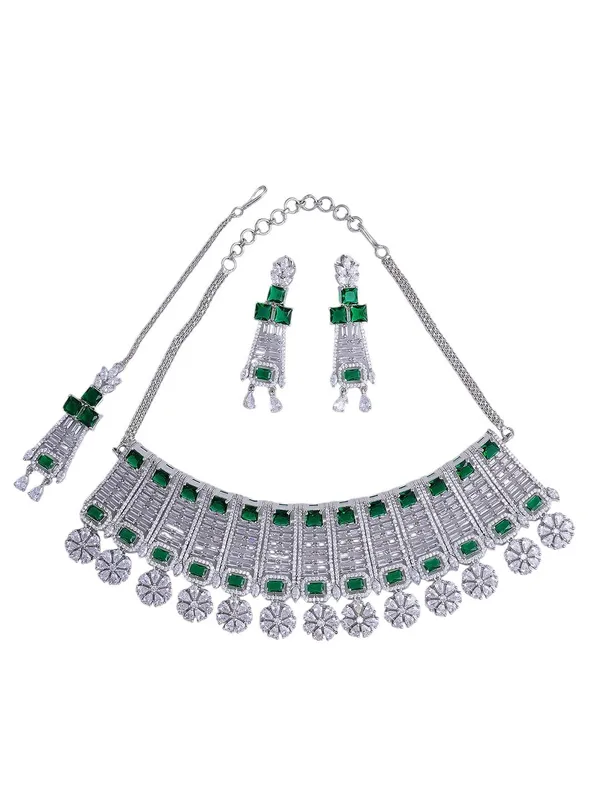 KAYRAH_Women_Green_Brass_Material_Crafted_CZ_Stone_Studed_Necklace_with_Earrings_|_Jewellery_Set_for_Women,_Girls_|_Gifting_Accessories_(Design_7)