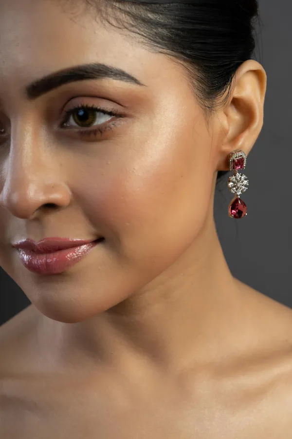 KayrahGreen_Women_Brass_Material_Handcrafted_zircon_Stone_Studed_Push-Back_Closer_Earrings|_for_Women_and_Girls,_Gift_for_Every_Woman