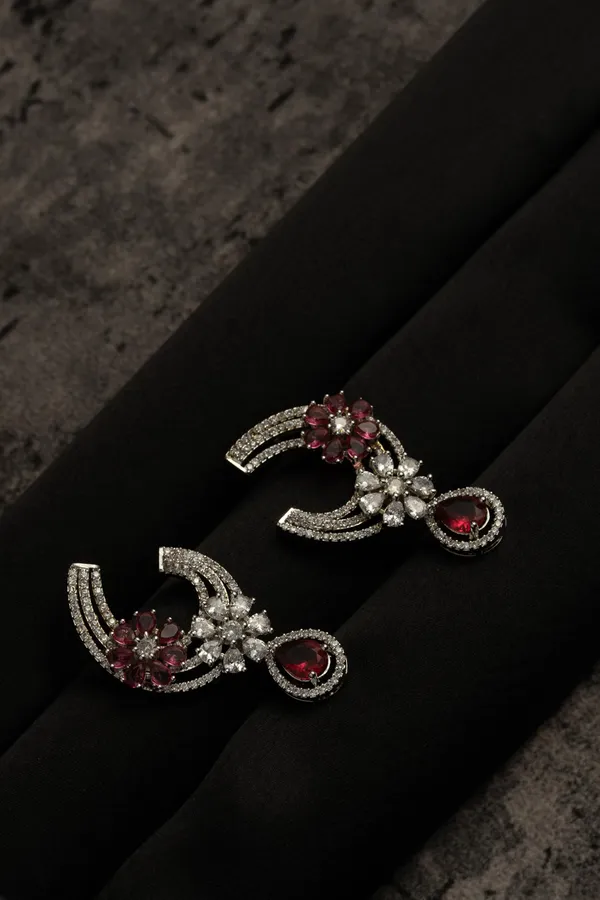 Kayrah_Women_Red_Brass_Material_Handcrafted_Zircon_Stone_Studed_Push-Back_Closer_Earrings|_for_Women_and_Girls,_Gift_for_Every_Woman