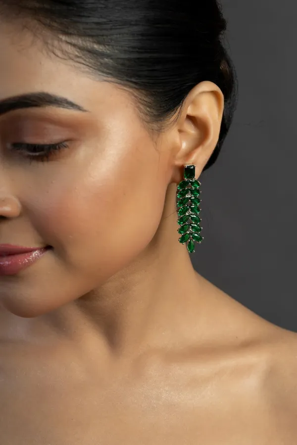 Kayrah_Green_Women_Brass_Material_Handcrafted_zircon_Stone_Studed_Push-Back_Closer_Earrings|_for_Women_and_Girls,_Gift_for_Every_Woman