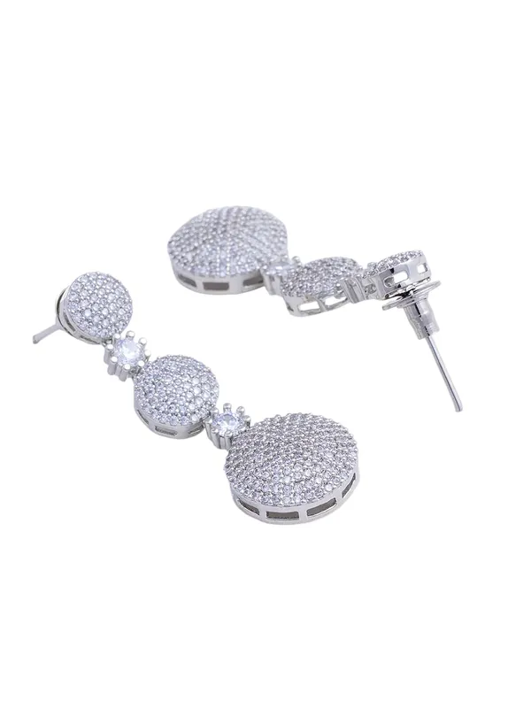 KAYRAH_Women_White_Brass_Material_Crafted_CZ_Stone_Studed_Necklace_with_Earrings_|_Jewellery_Set_for_Women,_Girls_(Design_5)
