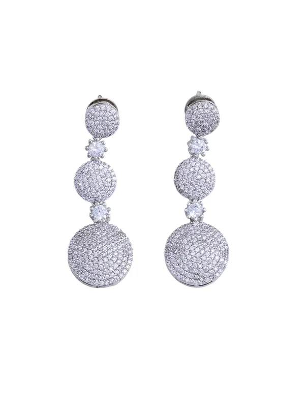 KAYRAH_Women_White_Brass_Material_Crafted_CZ_Stone_Studed_Necklace_with_Earrings_|_Jewellery_Set_for_Women,_Girls_(Design_5)