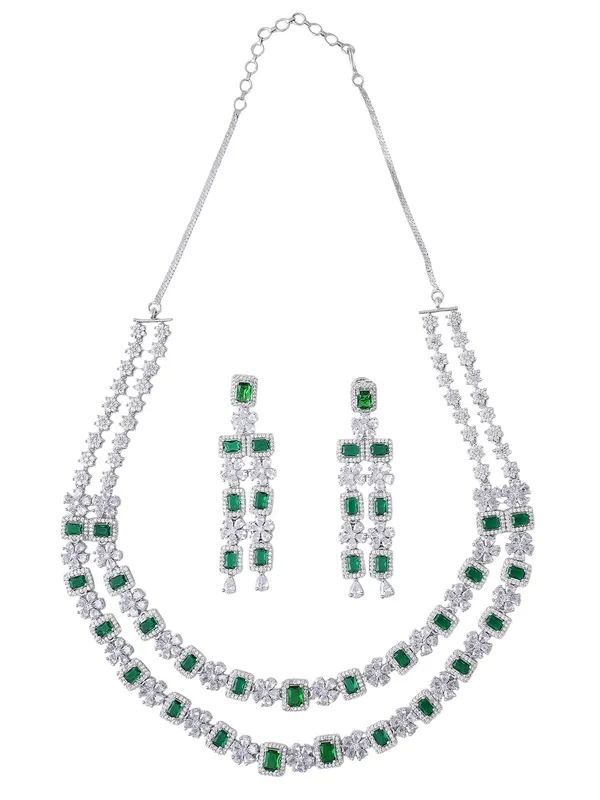 KAYRAH_Women_Green_Brass_Material_Crafted_CZ_Stone_Studed_Necklace_with_Earrings_|_Jewellery_Set_for_Women,_Girls_|_Gifting_Accessories_(Design_6)