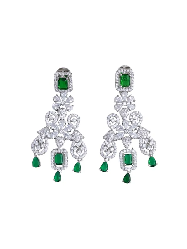 KAYRAH_Women_Green_Brass_Material_Crafted_CZ_Stone_Studed_Necklace_with_Earrings_|_Jewellery_Set_for_Women,_Girls_|_Gifting_Accessories_(Design_2)