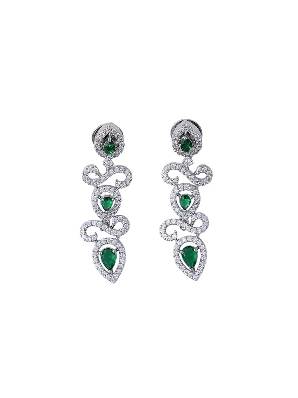 KAYRAH_Women_Green_Brass_Material_Crafted_CZ_Stone_Studed_Necklace_with_Earrings_|_Jewellery_Set_for_Women,_Girls_(Design_6)