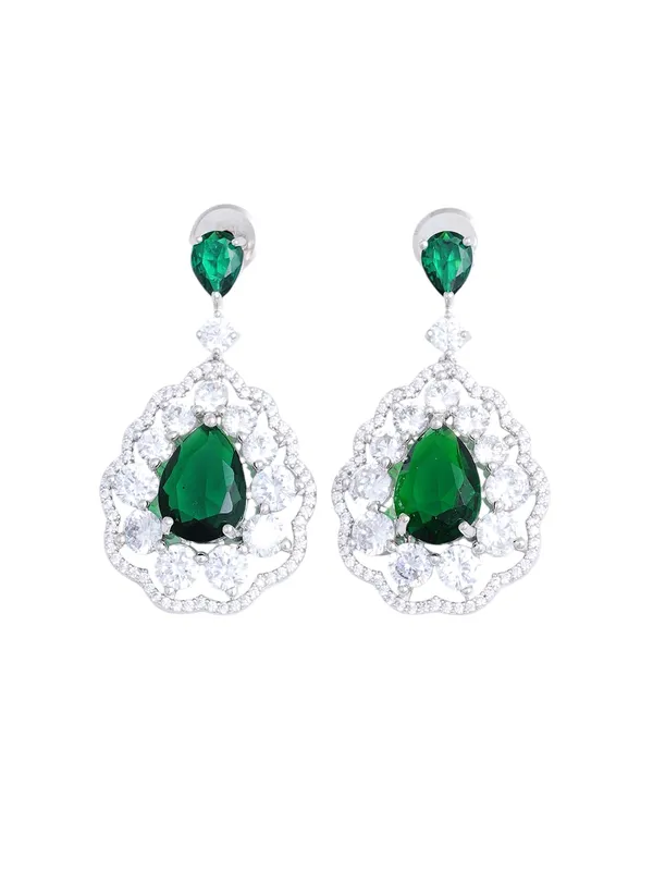 KAYRAH_Women_Green_Brass_Material_Crafted_CZ_Stone_Studed_Necklace_with_Earrings_|_Jewellery_Set_for_Women,_Girls_(Design_2)