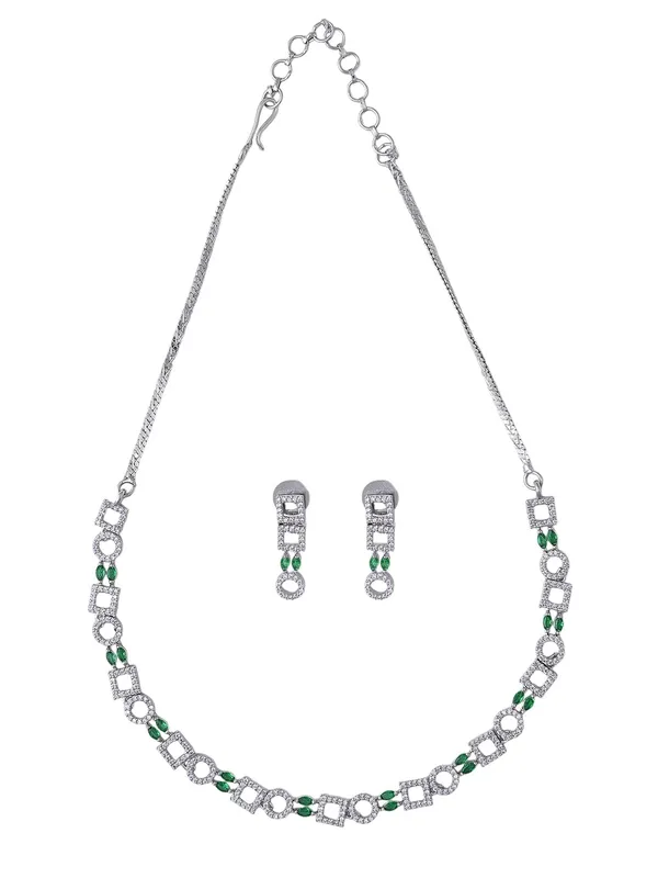 KAYRAH_Women_Green_Brass_Material_Crafted_CZ_Stone_Studed_Necklace_with_Earrings_|_Jewellery_Set_for_Women,_Girls_|_Gifting_Accessories_(Design_10)