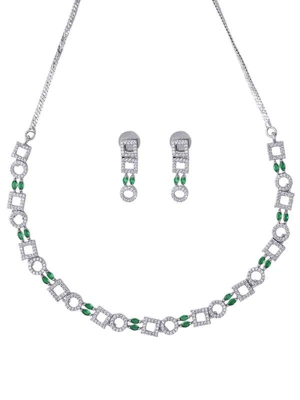 KAYRAH_Women_Green_Brass_Material_Crafted_CZ_Stone_Studed_Necklace_with_Earrings_|_Jewellery_Set_for_Women,_Girls_|_Gifting_Accessories_(Design_10)