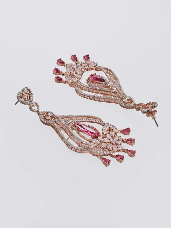 Red_Brass__Rose_Gold__Handcrafted_Water_Resistance_CZ_Stone__Earrings_For_Women