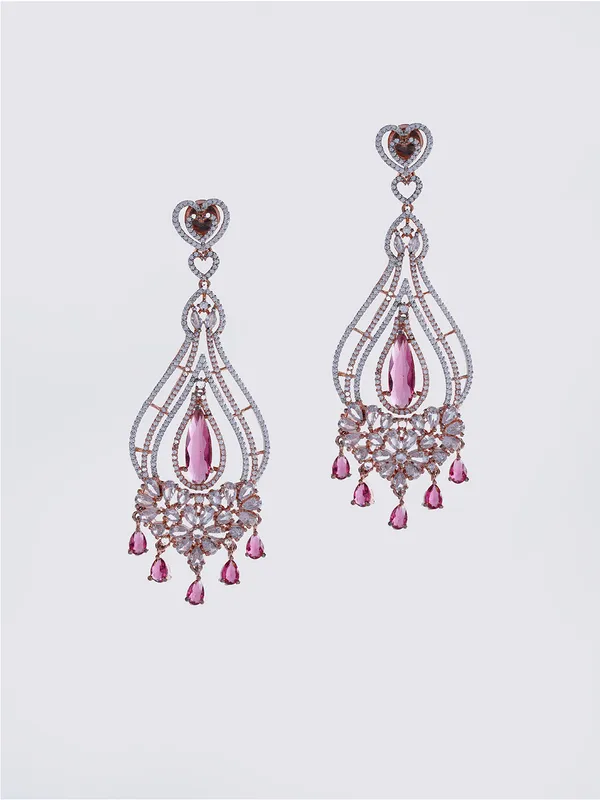 Red_Brass__Rose_Gold__Handcrafted_Water_Resistance_CZ_Stone__Earrings_For_Women