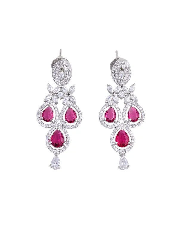 Pink_Brass_Silver_Plated_Handcrafted_Water_Resistance_CZ_Stone___Chocker_Set_For_Women